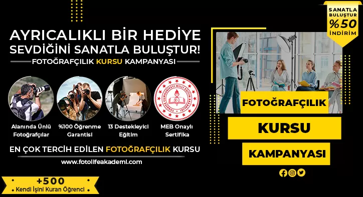 Fotoğrafçılık Kursu Kampanyası