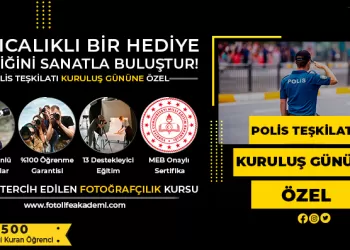 Polis Teşkilatı Kuruluş Gününde Fotoğrafçılık Kursu Kampanyası