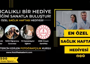 Sağlık Haftasında Fotoğrafçılık Kursu Kampanyası